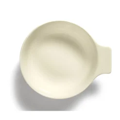 Serax Servierplatten|Tapas-Teller L 13x11 cm Feast weiß/blaue Streifen