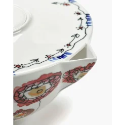 Serax Teekannen|Teekannen|Teekanne 20x16x11 cm Midnight Flowers Anemone Milk Mauve