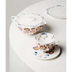 Serax Teekannen|Teekannen|Teekanne 20x16x11 cm Midnight Flowers Anemone Milk Mauve