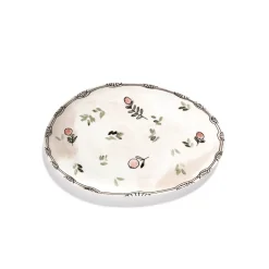 Teller °2 35x22 cm Midnight Flowers Mirtillo Nude<Serax Online