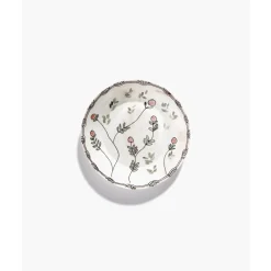 Serax Suppenteller|Teller tief 22 cm Midnight Flowers Mirtillo Nude