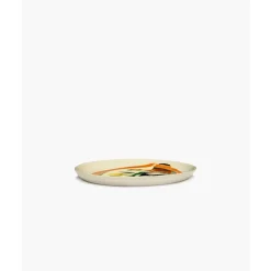 Serax Speiseteller|Vorspeisenteller mit Gesicht 1 22 cm Feast bunt