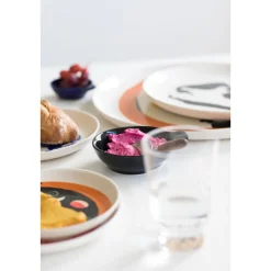 Serax Speiseteller|Vorspeisenteller mit Gesicht 1 22 cm Feast bunt