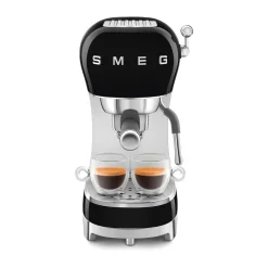 Smeg Kaffeemaschinen|Bestseller|Espressomaschine ECF02BLEU 50’s Style schwarz