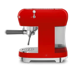 Smeg Kochwelt Entdecken|Espressomaschinen|Espressomaschine ECF02RDEU 50’s Style rot