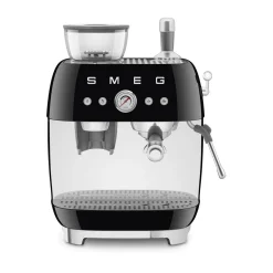 Smeg Vatertag|Espressomaschine mit Mahlwerk EGF03 2 Tassen 1650 50’s Style schwarz