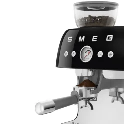 Smeg Vatertag|Espressomaschine mit Mahlwerk EGF03 2 Tassen 1650 50’s Style schwarz