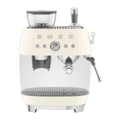 Smeg Kaffeemaschinen|Espressomaschine mit Mahlwerk EGF03 2 Tassen 1650 W 50’s Style creme