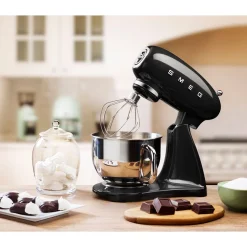 Smeg Brotbacken|Küchenmaschine SMF03 4,8 l 800 W 50's Style schwarz