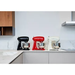 Smeg Brotbacken|Küchenmaschine SMF03 4,8 l 800 W 50's Style schwarz