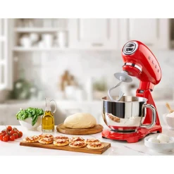 Smeg Kochwelt Entdecken|Weihnachten|Küchenmaschine SMF03 4,8 l 800 W 50's Style rot