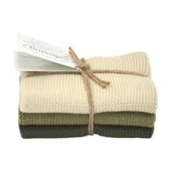 Wischtücher 3er-Pack oliv kombi<Solwang Hot