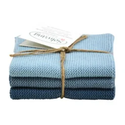 Wischtücher 3er-Pack antikblau kombi<Solwang Outlet
