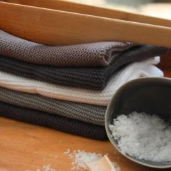 Wischtücher 3er-Pack warmes grau kombi<Solwang Sale