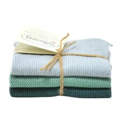 Wischtücher 25x25cm 3er-Pack Antikgrün-Kombi<Solwang Best