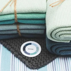 Wischtücher 25x25cm 3er-Pack Antikgrün-Kombi<Solwang Best