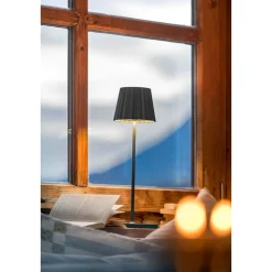 Sompex Bestseller|Vatertag|Akku-Tischleuchte 38 cm 2,4 W Troll 2.0 schwarz