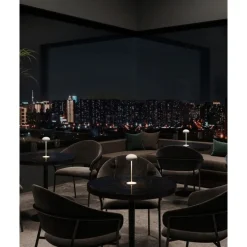 Sompex Neuheiten|Akku-Tischleuchte 23 cm 1,9 W Pebble schwarz