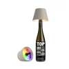 LED-Leuchte 11 cm 1,3 W Top 2.0 sand mit RGB-Farbwechsel<Sompex New