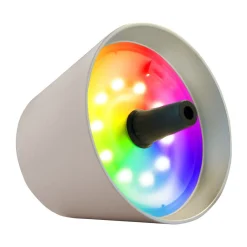 LED-Leuchte 11 cm 1,3 W Top 2.0 sand mit RGB-Farbwechsel<Sompex New