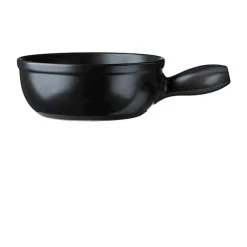 Spring Fondue|Kochwelt Entdecken|Caquelon 24 cm Eco schwarz