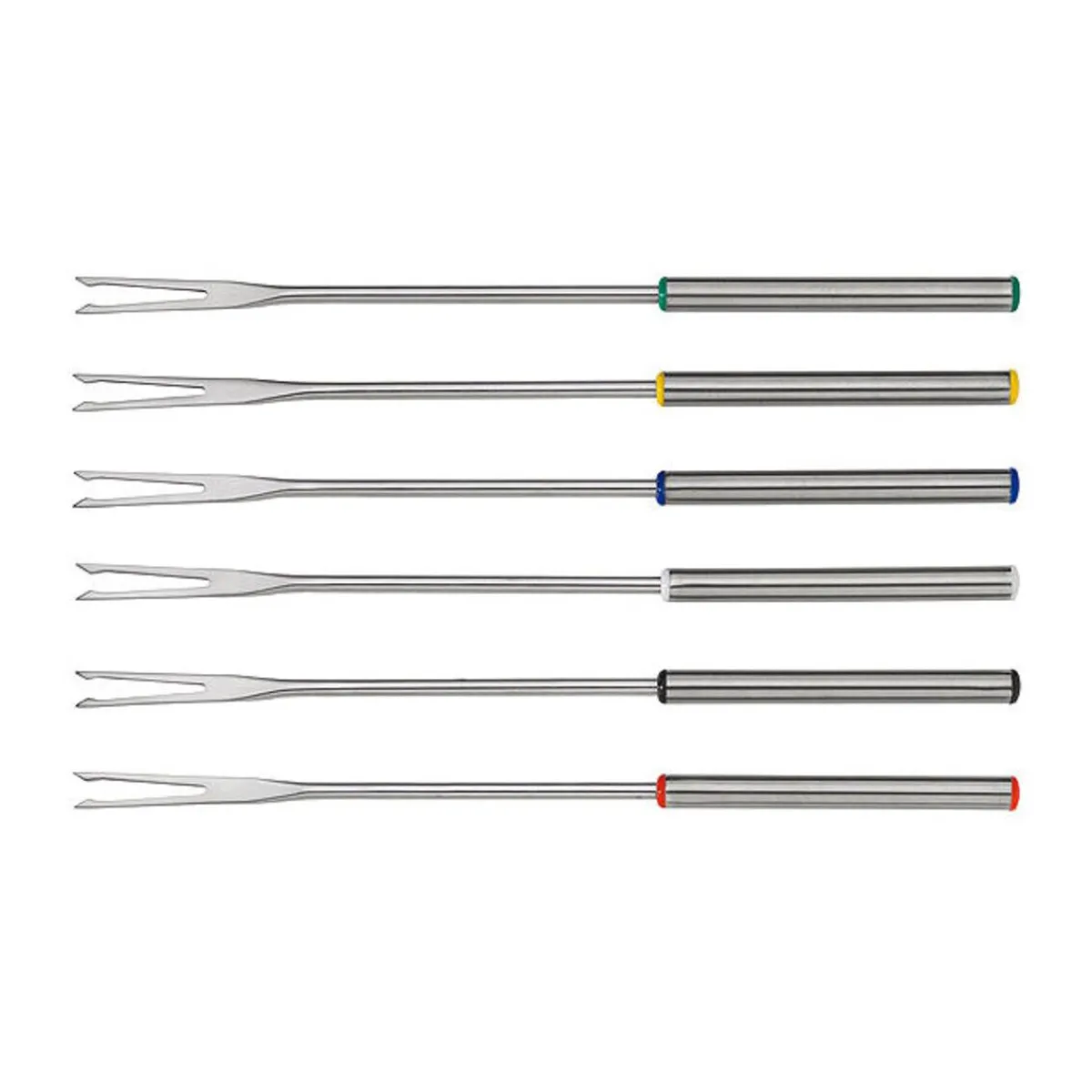 Fleischfonduegabeln 6er-Set Fun silber<Spring Outlet