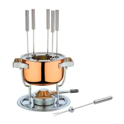 Spring Fondue|Fonduegarnitur Davos Culinox 17 cm kupfer
