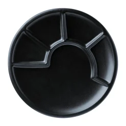 Spring Silvesterparty|Winterküche|Fondue-Teller 23 cm schwarz
