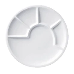 Spring Fondue|Kochwelt Entdecken|Fondueteller 23 cm weiß