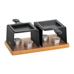 Spring Silvesterparty|Winterküche|Käse-Raclette für 2 24x13x8 cm Gourmet anthrazit