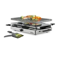 Raclette für 8 48x27x15 cm Classic edelstahl<Spring Hot