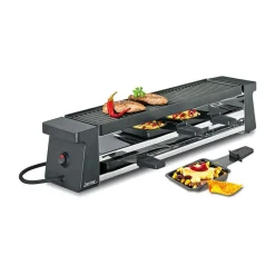 Raclette für 4 55x12x11 cm Compact schwarz<Spring Outlet