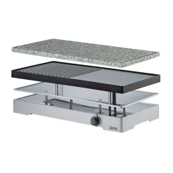 Spring Raclette|Raclette für 8 43x22x15 cm Classic Duo edelstahl