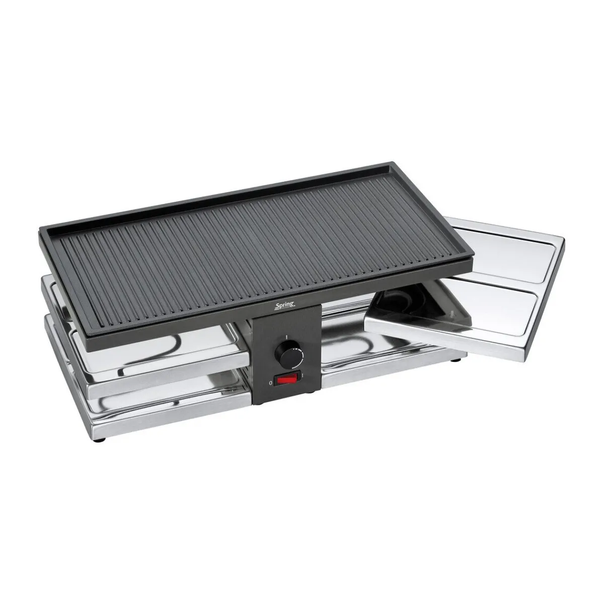 Raclette für 8 47x24x16 cm Fun schwarz<Spring Clearance