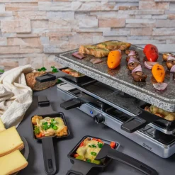 Spring Kochwelt Entdecken|Raclette für 8 48x27x15 cm Classic edelstahl