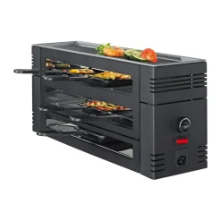 Raclette Pizza für 6 46x22x16 cm schwarz<Spring Discount