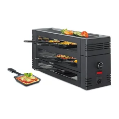 Raclette Pizza für 6 46x22x16 cm schwarz<Spring Sale