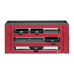 Raclette Pizza für 6 46x16x21 cm rot<Spring Best