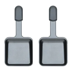 Raclette-Pfännchen zu Raclette Pizza für 6 2er-Set anthrazit<Spring Outlet