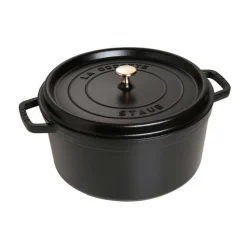 Staub Kochwelt Entdecken|Bräter|Cocotte 30 cm schwarz