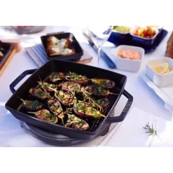 Staub Kochwelt Entdecken|Pfannen|Grillpfanne 28x28 cm schwarz