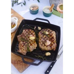 Staub Kochwelt Entdecken|Pfannen|Grillpfanne 28x28 cm schwarz