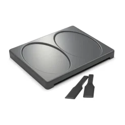 Stöckli Kochwelt Entdecken|Raclette|Crêpes-Platte 29x20 cm zu Raclette PizzaGrill für 4 schwarz