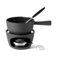 Stöckli Fondue|Silvesterparty|Fonduegarnitur Choco-Cheese 14 cm schwarz