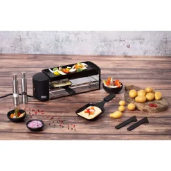 Stöckli Kochwelt Entdecken|Raclette Cheeseboard Twin für 2 35 cm anthrazit