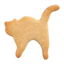 Ausstecher Katze mit Buckel 8,5 cm silber<Städter