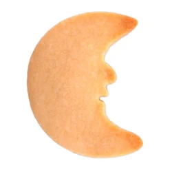 Städter Backzubehör|Kochwelt Entdecken|Ausstecher Mond mit Gesicht 6 cm edelstahl