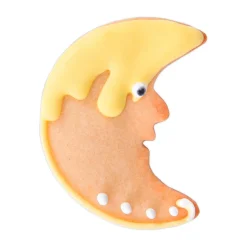 Städter Backzubehör|Kochwelt Entdecken|Ausstecher Mond mit Gesicht 6 cm edelstahl