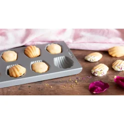 Bärentatzen-/Madeleines-Backform 35x15 cm We love baking silber<Städter Discount