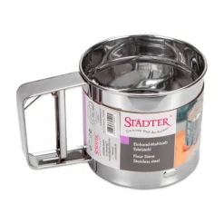 Städter Backzubehör|Einhand-Mehlsieb Edelstahl